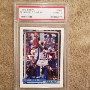 1992 Topps Shaquille Oneal Rookie Card Mint